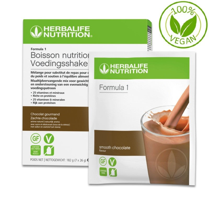 Herbalife Formula 1 En Sachets - Boisson Nutritionnelle Lot de 7 sachets de 26 g